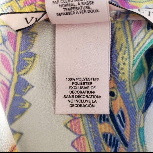 Victoria secret Sleepwear Paisley Long Sleeve Top - Picture 9 of 9